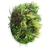 Slimline Artificial Green Wall Disc Art 80cm Grassy Fern UV Resistant (White) - Designer Vertical Gardens Artificial vertical garden wall disc