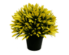 Small Potted Artificial Decorative Yellow Lily Plant UV Resistant 20cm - Designer Vertical Gardens Artificial Shrubs and Small plants Artificial Trees