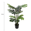 Split Philodendron (Split Leaf) 120cm - Designer Vertical Gardens artificial green wall sydney Artificial shrubs