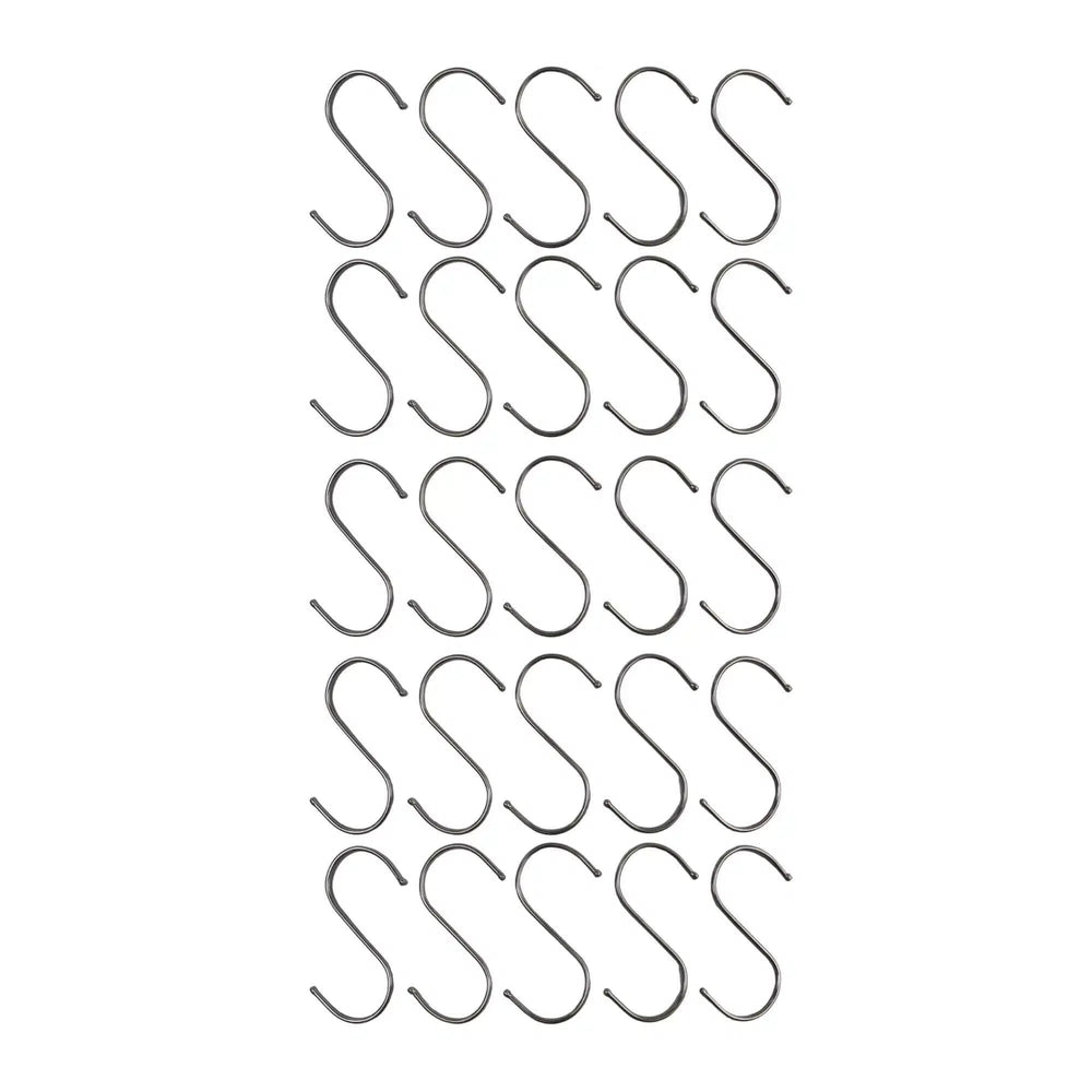Stainless Steel Hanging S Hooks 12cm X 6cm 25 Pieces - Designer Vertical Gardens artificial green wall installation Installation Equipment
