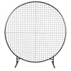 Sturdy Circular Flower Wall / Event Stand 200cm Diameter (Black Frame) - Designer Vertical Gardens Installation Equipment