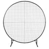 Sturdy Circular Flower Wall / Event Stand 200cm Diameter (Black Frame) - Designer Vertical Gardens Installation Equipment