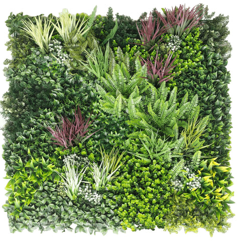 Urban Greenery Artificial Vertical Garden / Fake Green Wall 1m x 1m UV Resistant - Designer Vertical Gardens artificial garden wall plants artificial green wall australia
