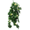 UV Hanging White Rose Stem - 85cm - Designer Vertical Gardens artificial garden wall plants artificial green wall australia