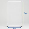White Flower Wall Stand 2m x 1m - Portable Event Screen with Wheels - Designer Vertical Gardens artificial vertical green wall