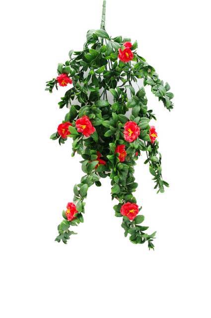 UV Hanging Red Rose Stem - 85cm