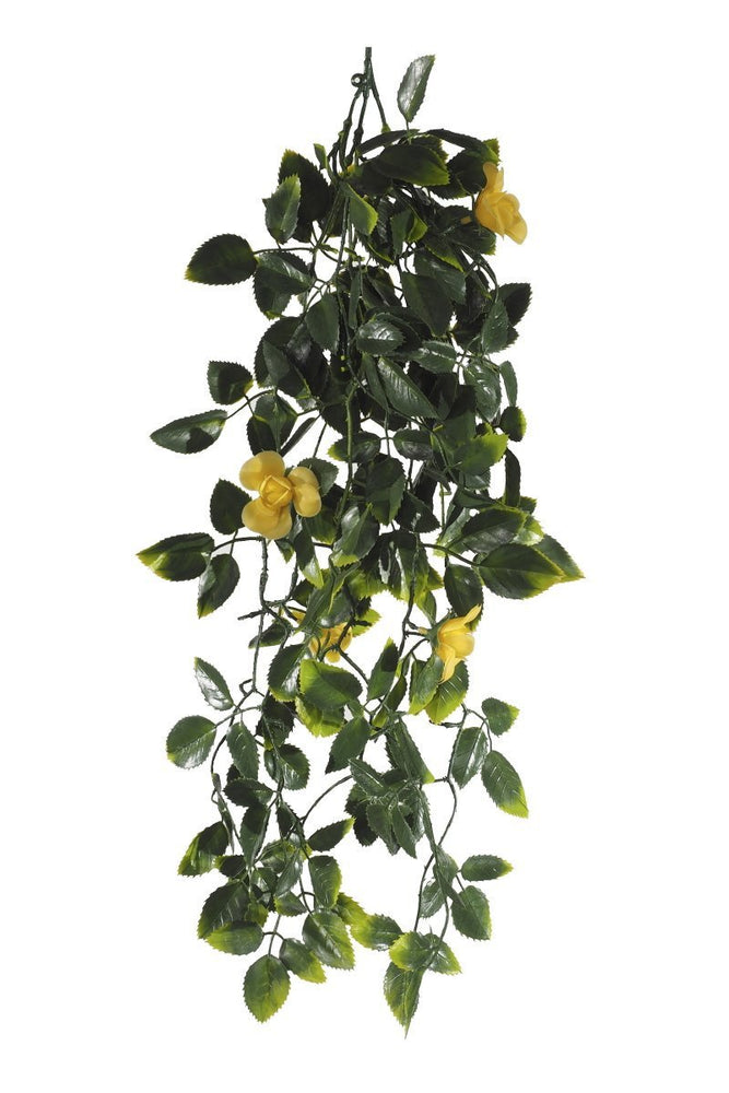 UV Yellow Mixed Hanging Foliage - 60cm - Artificial green walls and fake plants