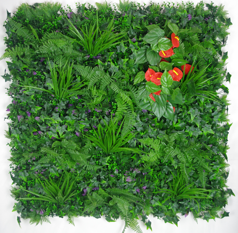 Sample - Lace Leaf Jungle Vertical Garden (33cm x 33cm)