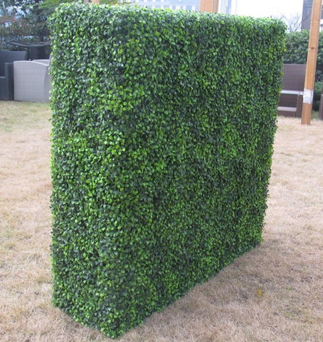 Portable Light Boxwood Hedge - UV stabilised (1.5m x 1.5m)