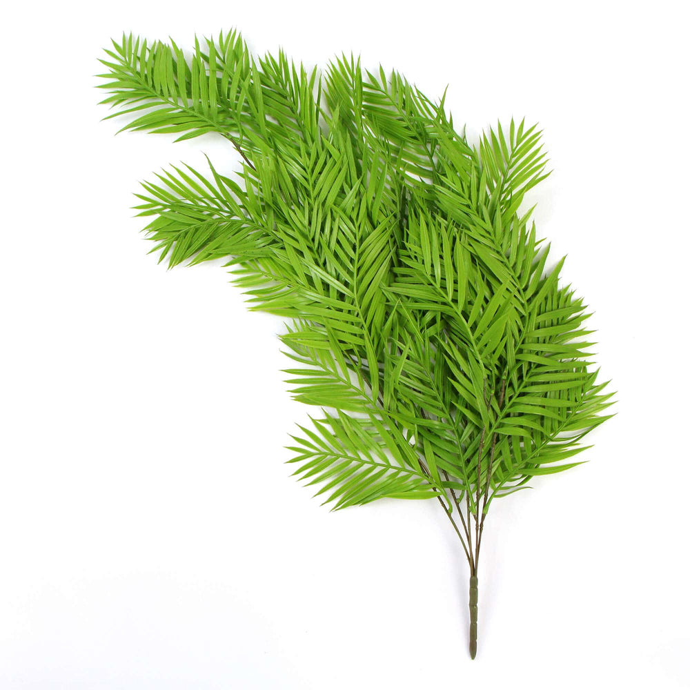 Hanging Fresh Green Bamboo Leaf Fern UV Resistant 80cm