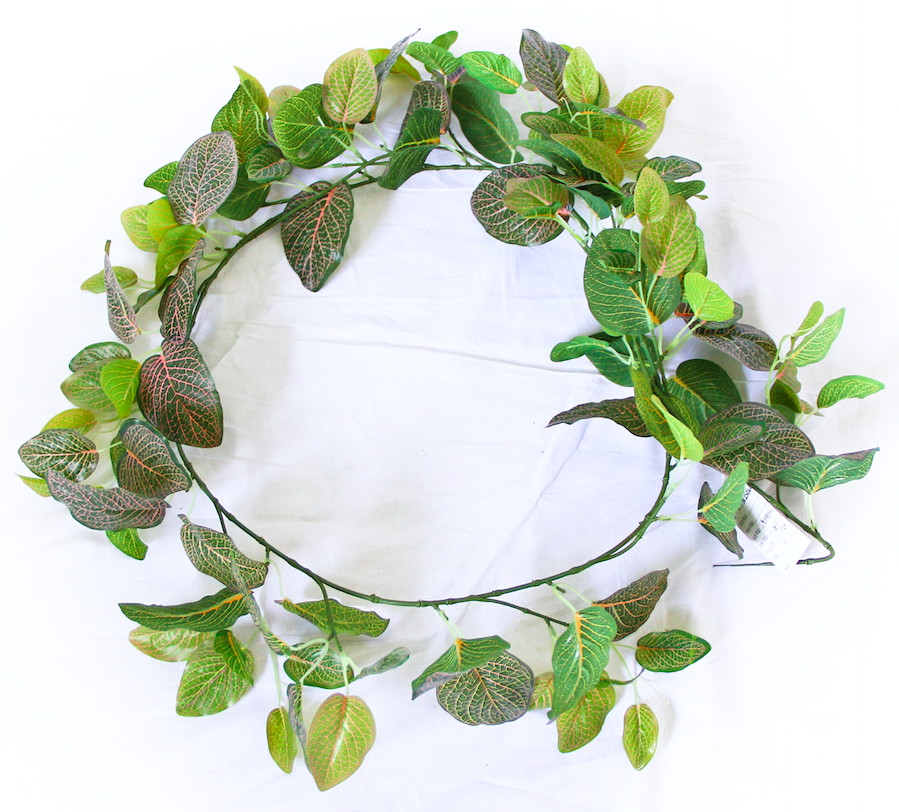 2 Pack - Artificial Fittonia Garland - 190cm