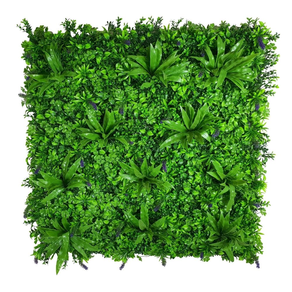 Lavandula Artificial Vertical Garden Wall 1m x 1m