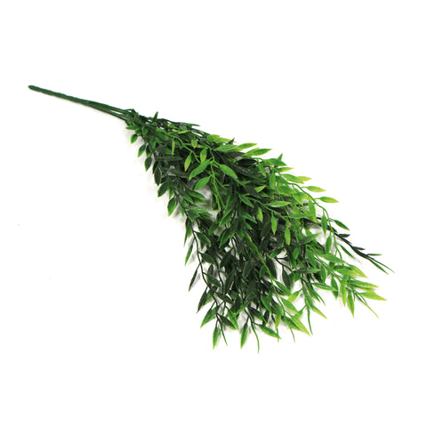 Artificial Bamboo Leaf Stem UV 30cm - Designer Vertical Gardens fake fern Stems / Ferns