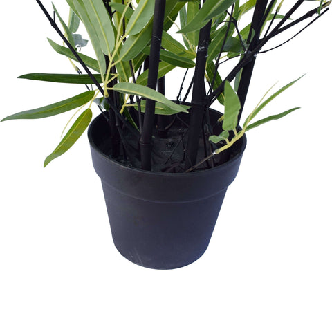 Artificial Bamboo Plant Black Bamboo 160cm Real Touch Leaves - Designer Vertical Gardens artificial green wall sydney artificial vertical garden melbourne
