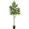 Artificial Lemon Tree (Potted) with Lemons 150cm - Designer Vertical Gardens artificial vertical garden plants vertical garden artificial plants