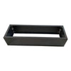 Black Metal Planter Medium - Designer Vertical Gardens artificial green wall sydney artificial vertical garden melbourne