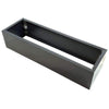 Black Metal Planter Small - Designer Vertical Gardens artificial green wall sydney artificial vertical garden melbourne