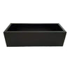 Black Metal Planter Small - Designer Vertical Gardens artificial green wall sydney artificial vertical garden melbourne