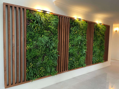 Country Fern Artificial Vertical Garden / Green Wall 100cm x 100cm UV –  Forever Hedge