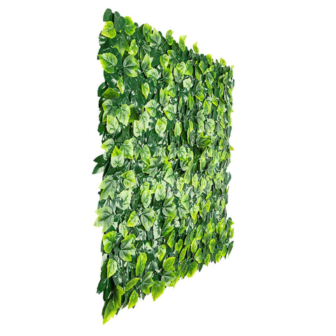 Country Oak Artificial Hedge Tile / Fake Green Wall 1m x 1m - Designer Vertical Gardens artificial garden wall plants artificial green wall australia
