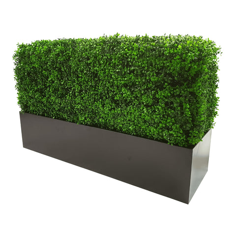 Deluxe Portable Bright Buxus UV Resistant Artificial Hedge 100cm x 50cm x 25cm - Designer Vertical Gardens artificial vertical green wall Portable Hedges