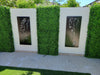 Dense Buxus Artificial Hedge Tile / Fake Vertical Garden 1m x 1m UV Resistant - Designer Vertical Gardens artificial garden wall plants artificial green wall australia