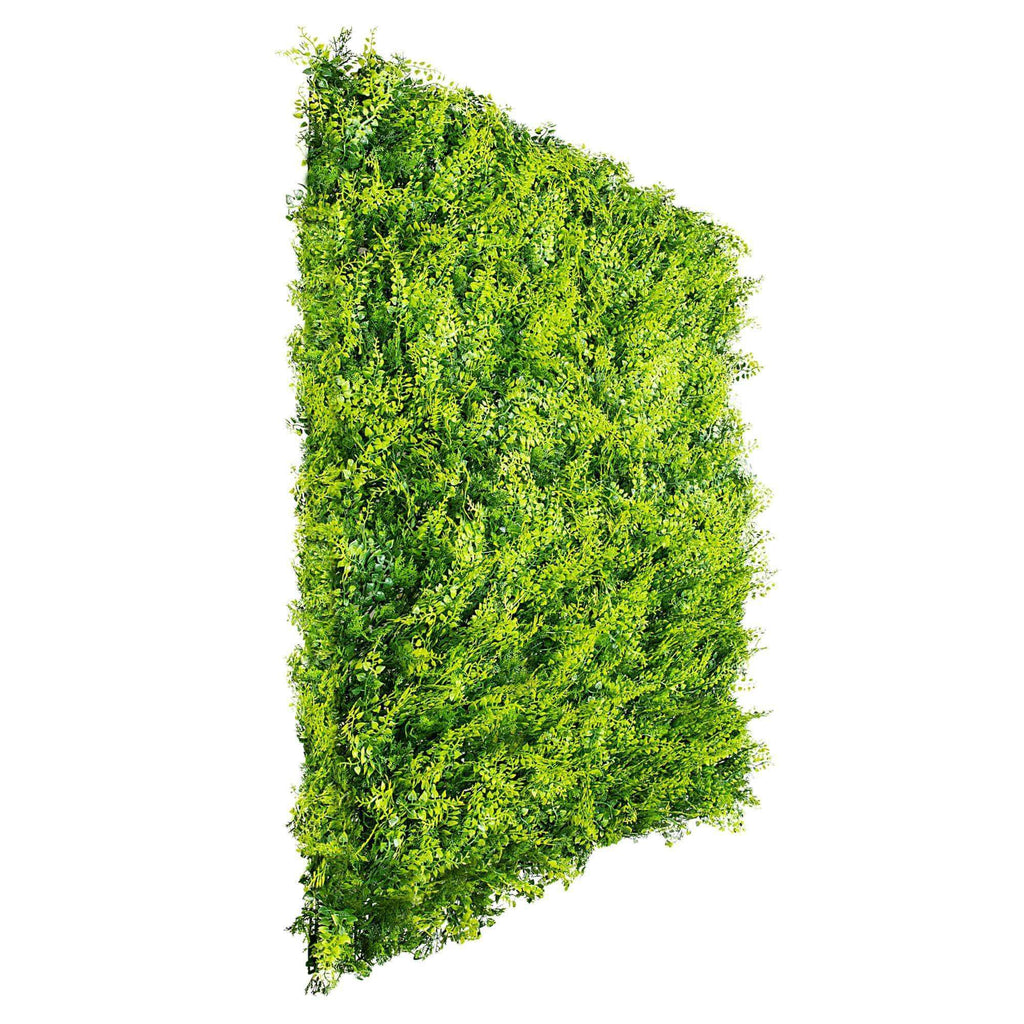 Dense Fern Artificial Hedge / Fake Green Wall DIY Vertical Garden 1m x