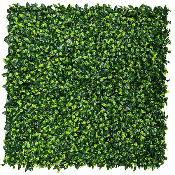 Jasmine Artificial Hedge Screen / Green Wall Panel UV Resistant 100cm ...