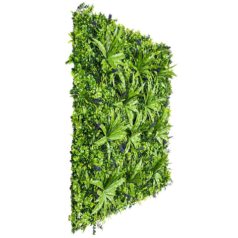 Lavender Artificial Vertical Garden / Fake Green Wall 1m x 1m UV Resistant UV Resistant - Designer Vertical Gardens artificial garden wall plants artificial green wall australia