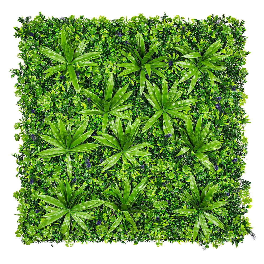 Lavender Artificial Vertical Garden / Fake Green Wall 1m x 1m UV Resistant UV Resistant - Designer Vertical Gardens artificial garden wall plants artificial green wall australia