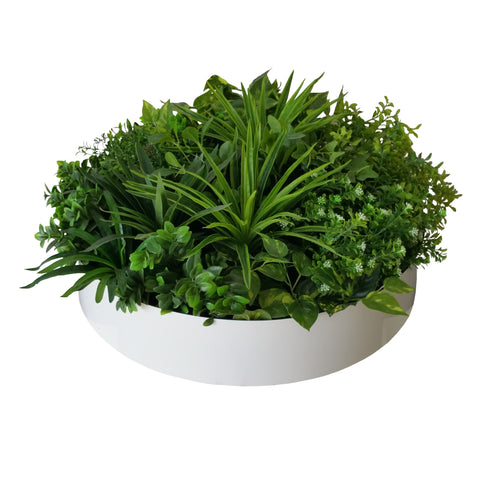 60cm 'Tropical Green' Vertical Garden Disc