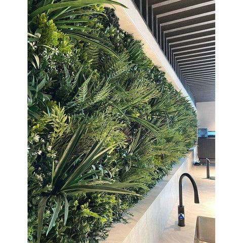 Platinum Garden of Eden Artificial Vertical Garden / Fake Green Wall 1m x 1m UV Resistant - Designer Vertical Gardens artificial garden wall plants artificial green wall australia