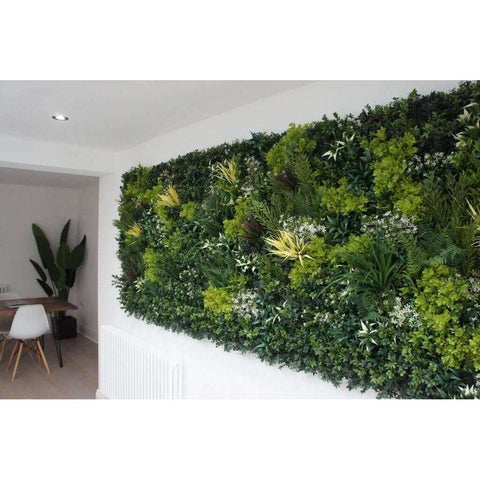 Platinum Garden of Eden Artificial Vertical Garden / Fake Green Wall 1m x 1m UV Resistant - Designer Vertical Gardens artificial garden wall plants artificial green wall australia