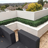 Portable Artificial Boxwood Hedge UV Resistant 25cm High 100cm Long - Designer Vertical Gardens artificial green wall sydney artificial hedge fence panels