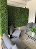 Portable Mixed English Artificial Boxwood Hedge UV Resistant 1.5m x 1.5m - Designer Vertical Gardens artificial garden wall plants artificial green wall australia