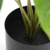 Potted Artificial Split Philodendron Plant With Real Touch Leaves 40cm - Designer Vertical Gardens Artificial Shrubs and Small plants