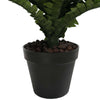 Potted Natural Green Artificial Boston Fern (50cm high 70cm wide) - Designer Vertical Gardens Artificial Shrubs and Small plants Office and House plants