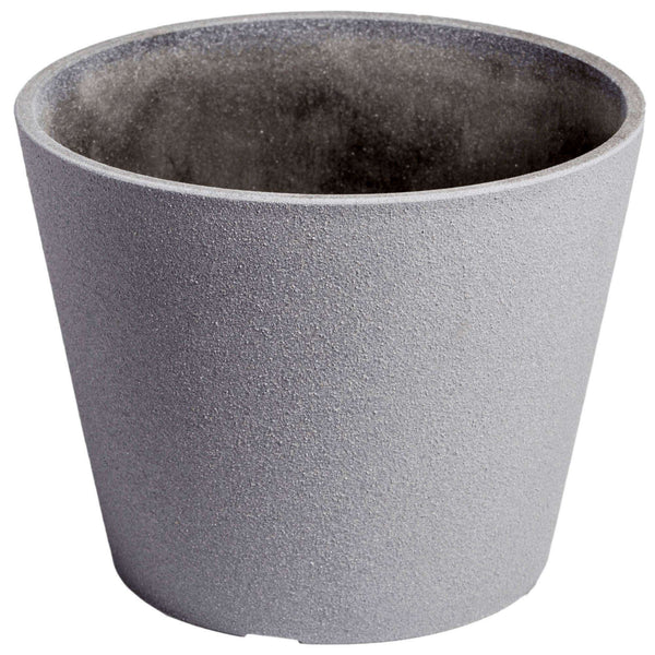 Rendered Grey Planter Pot 25cm - Designer Vertical Gardens Pots